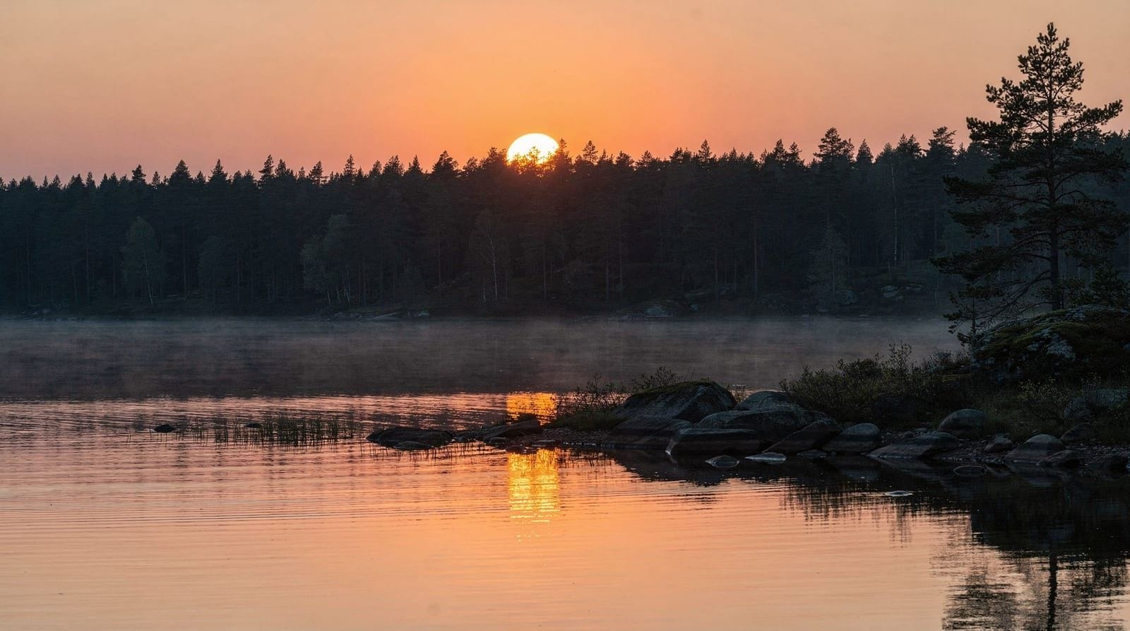 Midnight sun in June: the other extreme