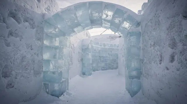 The Kemi SnowCastle, rebuilt every winter