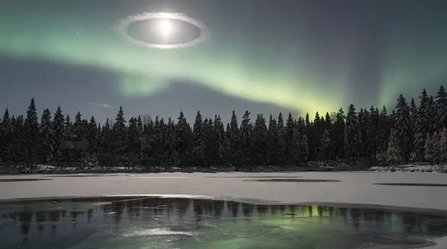 Photographing the northern lights on a smartphone