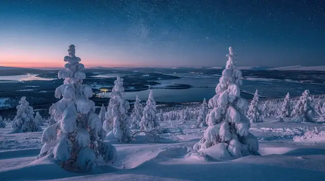 Riisitunturi's snow trees: a guide to the tykky forest
