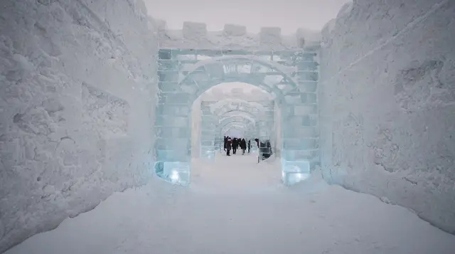 Snow and ice hotels in Finnish Lapland